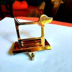 Vintage* Metal Alloy "My Dog" Photo Frame with Leash/Stocking Hook